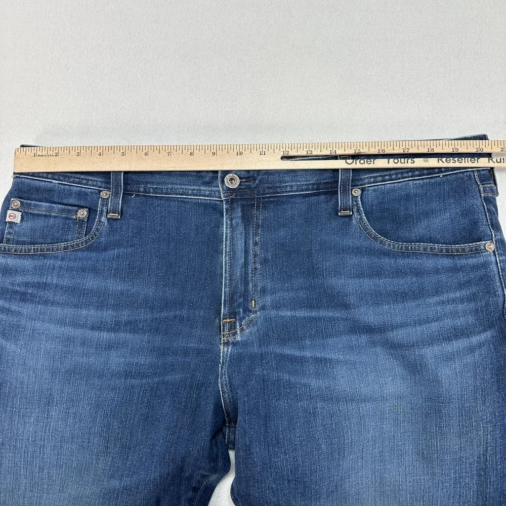 AG Adriano Goldschmied The Tellis Jeans Mens 40x32 Blue Slim Stretch Denim 360